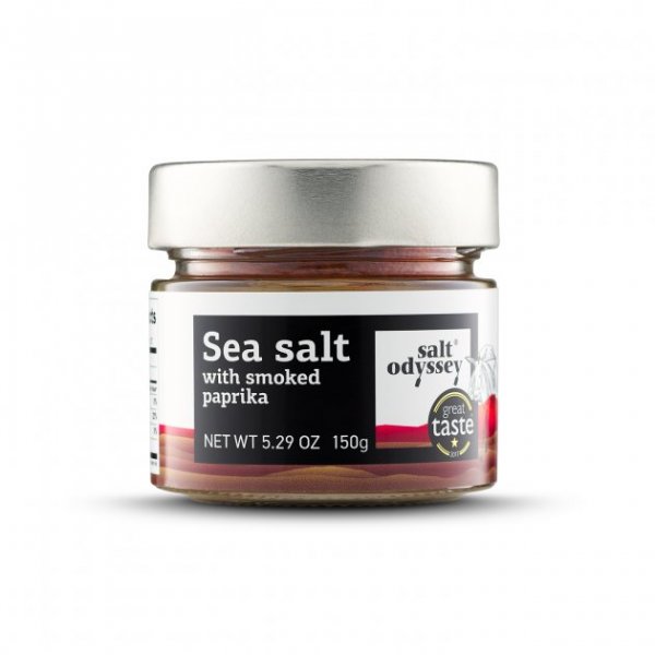 Odyssey-Smoked paprika sea salt with greek 150G 熏制辣椒粉希臘海鹽 1