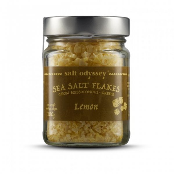 Odyssey-Lemon Sesa salt flakes 100G 檸檬海鹽片