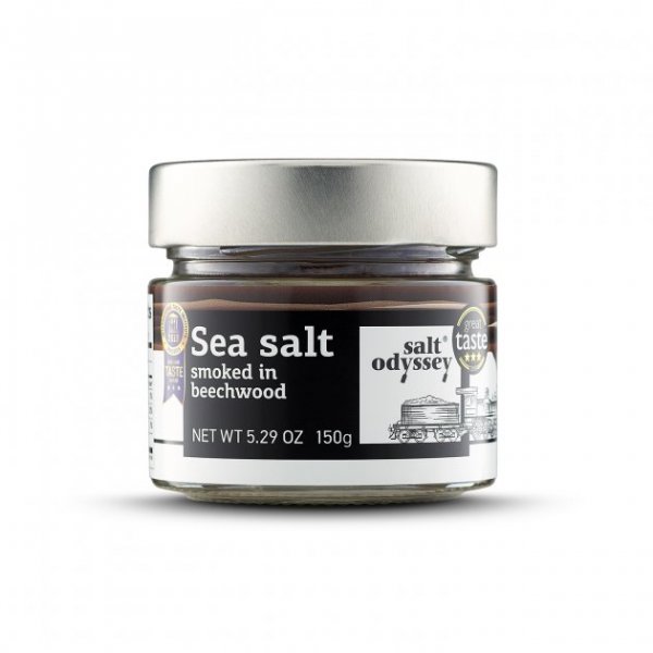 Odyssey-smoked Beechwood Sea salt 150G  山毛櫸熏制海鹽 1